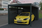 Carport C210 box autoportant 3 x 6.36m