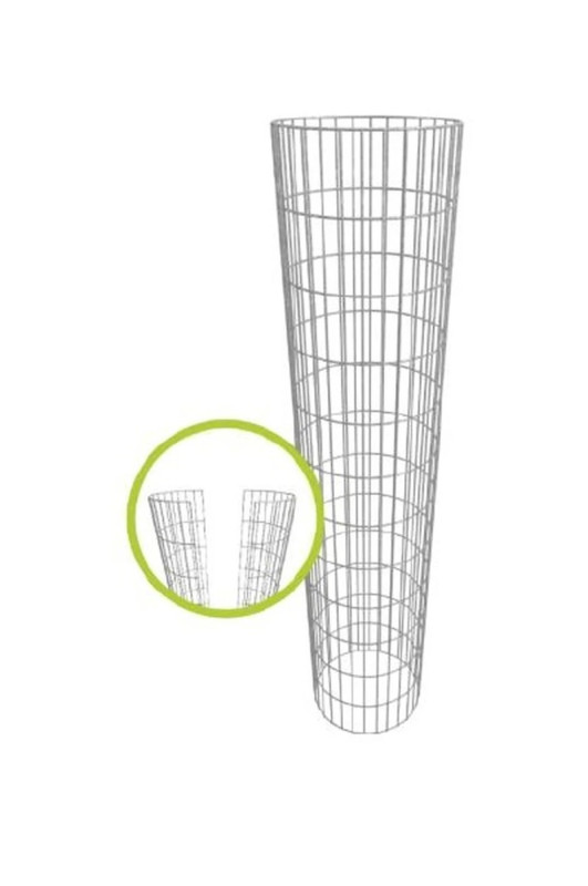 COLONNE GABION RONDE Ø 26cm