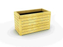 Jardiniere CALYPSO  46 x 92 Ht. 53 cm en robinier