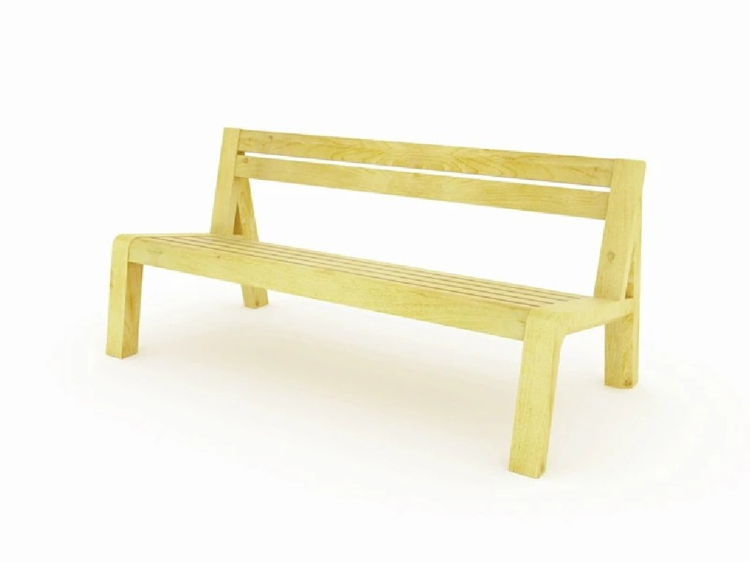 Banc GAIA robinier - Lg 180 cm