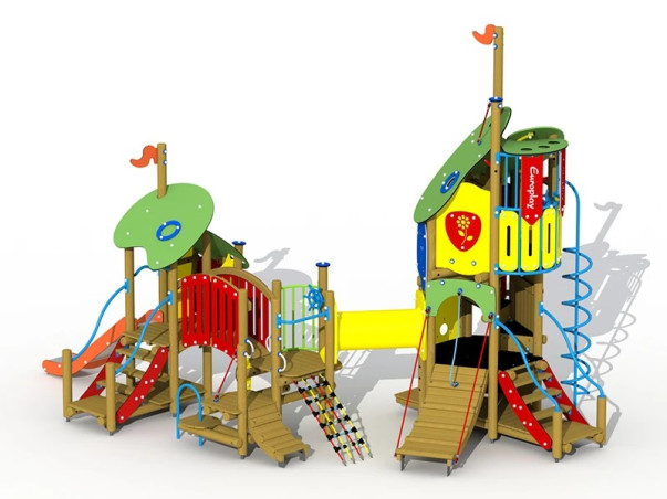 Le bossu de Notre-Dame - toboggan inox