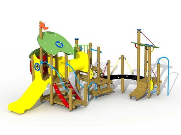 Merlin l'enchanteur - toboggan inox