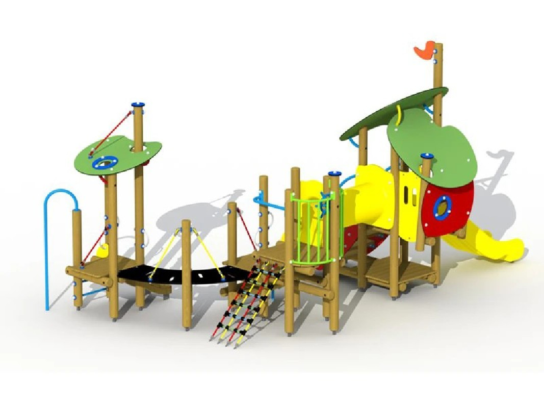 Merlin l'enchanteur - toboggan inox