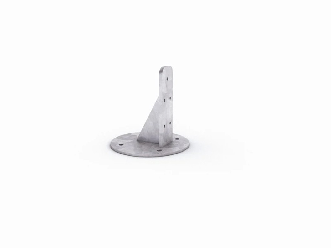 Support ame centrale renf.inox