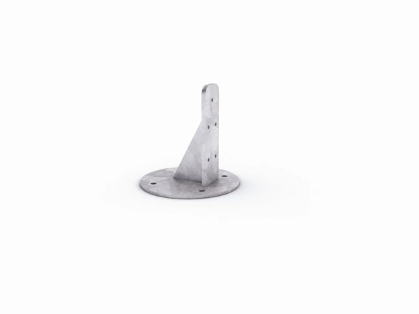 Support ame centrale renf.inox
