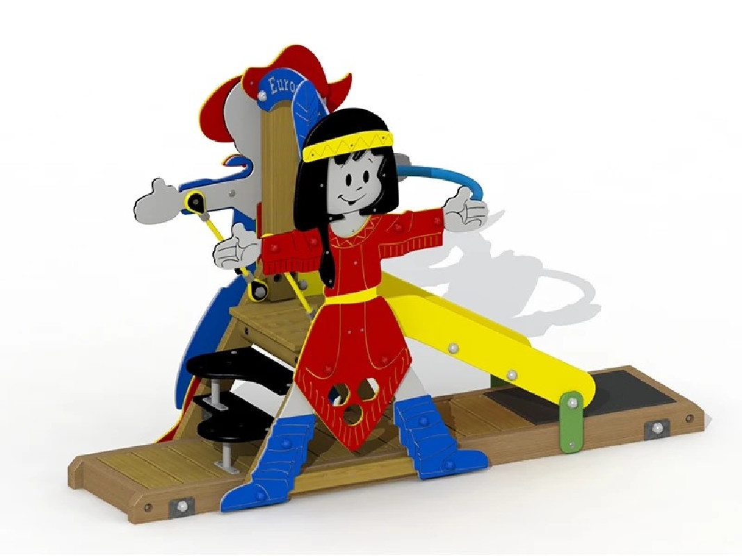 Toboggan Cowboy/Indien