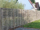 Panneau noisetier tressage horizontal