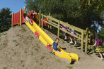 Toboggan pour butte - glissière inox