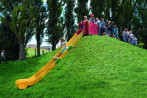Toboggan pour butte - glissière inox