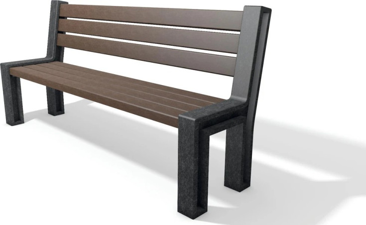Banc Hyde Park - Plastique revalorisé - Lg 180 cm