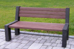 Banc Hyde Park - Plastique revalorisé - Lg 180 cm