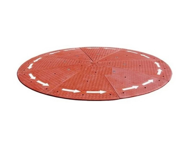 Rond point caoutchouc 8 éléments Ø3m