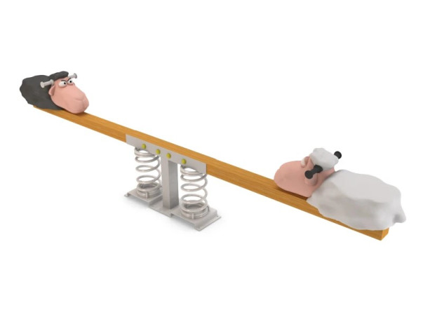 Tapefesse sur ressort Petites Moutons