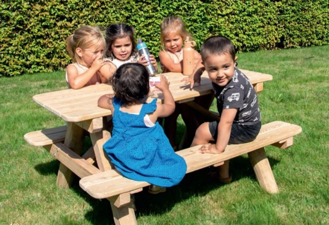 Table de pique-nique enfants