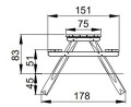 Table de pique-nique accès PMR