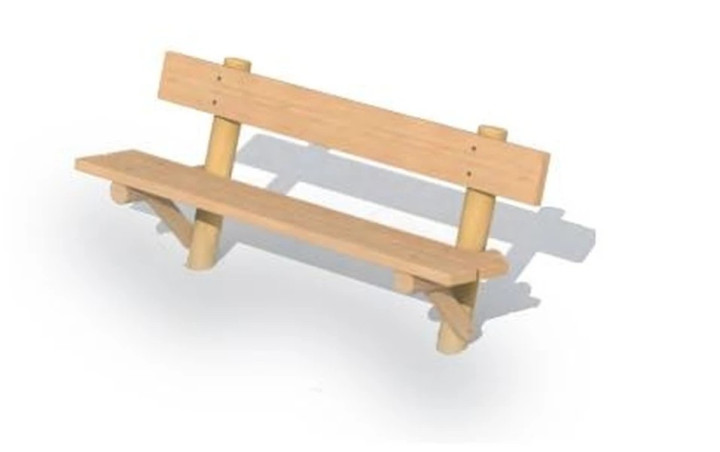 Banc en robinier