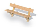 Banc en robinier