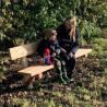Banc en robinier