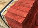 Piquet de chantier bois bout rouge 32 x 32 mm Lg 75 cm