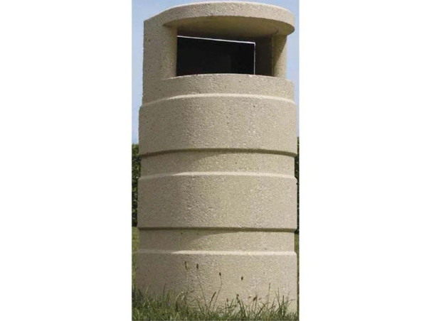 Corbeille beton pele mele 100 l