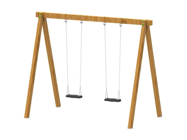 Balancoire RUSTIQUE Bois rectangulaires