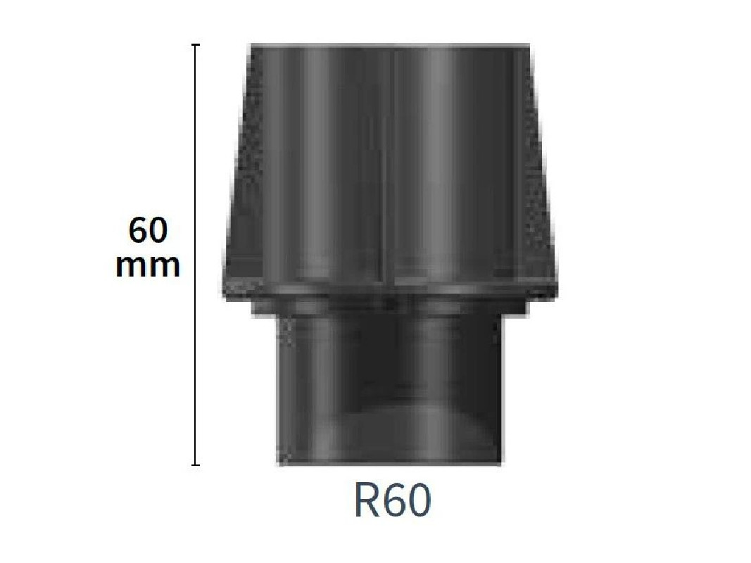Rehausse pour plots pre-reglables de 60 mm