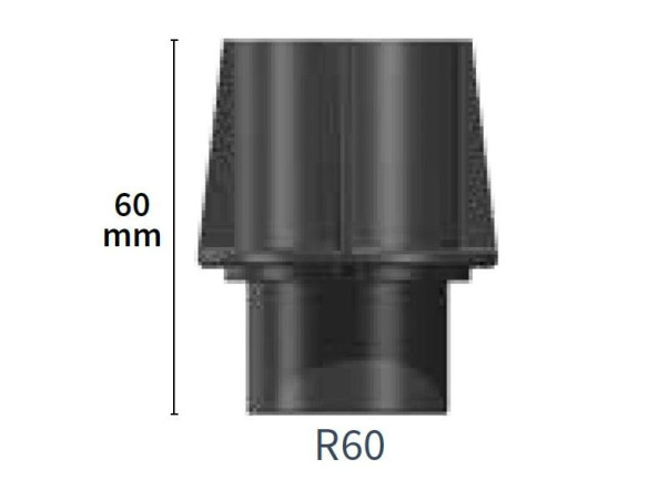 Rehausse pour plots pre-reglables de 60 mm