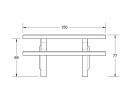 Table pique nique béton BRESIL