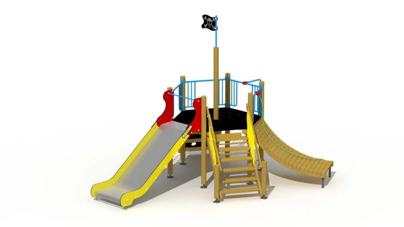 Etoile de mer - Toboggan inox