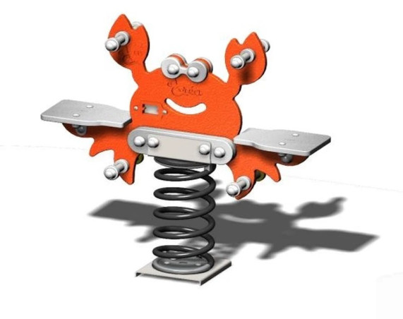 Jeu ressort crabe 2 places A SCELLER