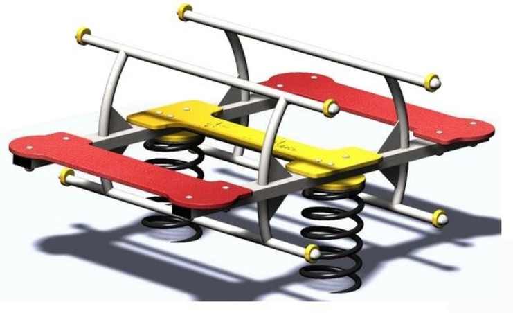 Jeu ressort inox 4 places A SCELLER