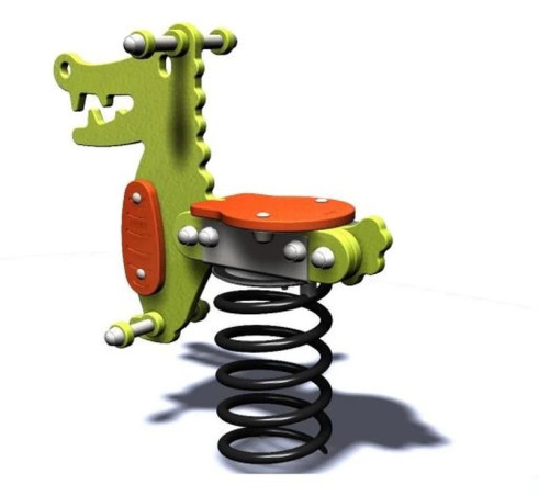 Jeu ressort crocodile 1 place A SCELLER