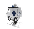 Jeu ressort ambulance 1 place A SCELLER