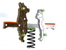 Jeu ressort chien et chat 2 places A SCELLER