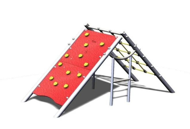 Jeu d'escalade haut inox