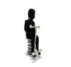 Jeu ressort velo inox 1 place A SCELLER