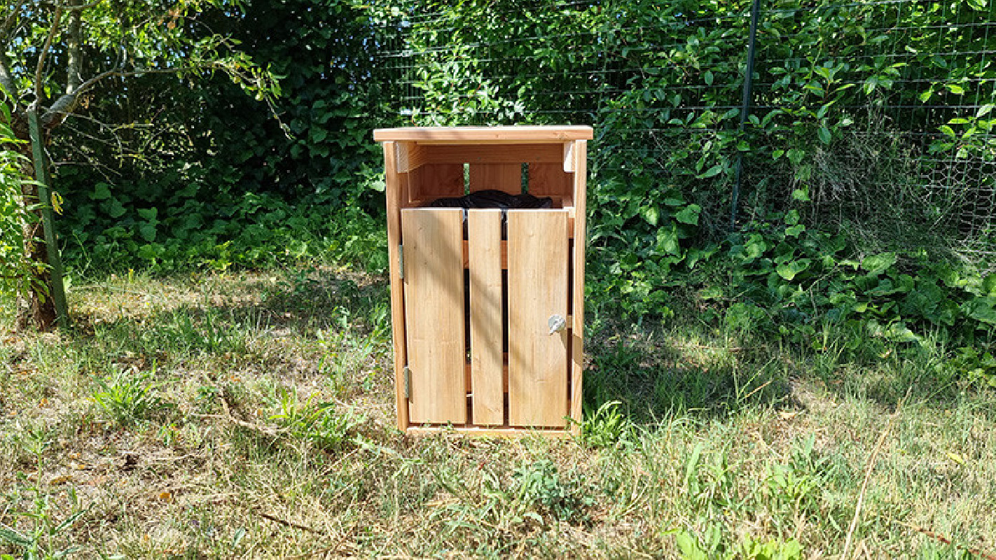 Corbeille en bois des Cevennes 35L