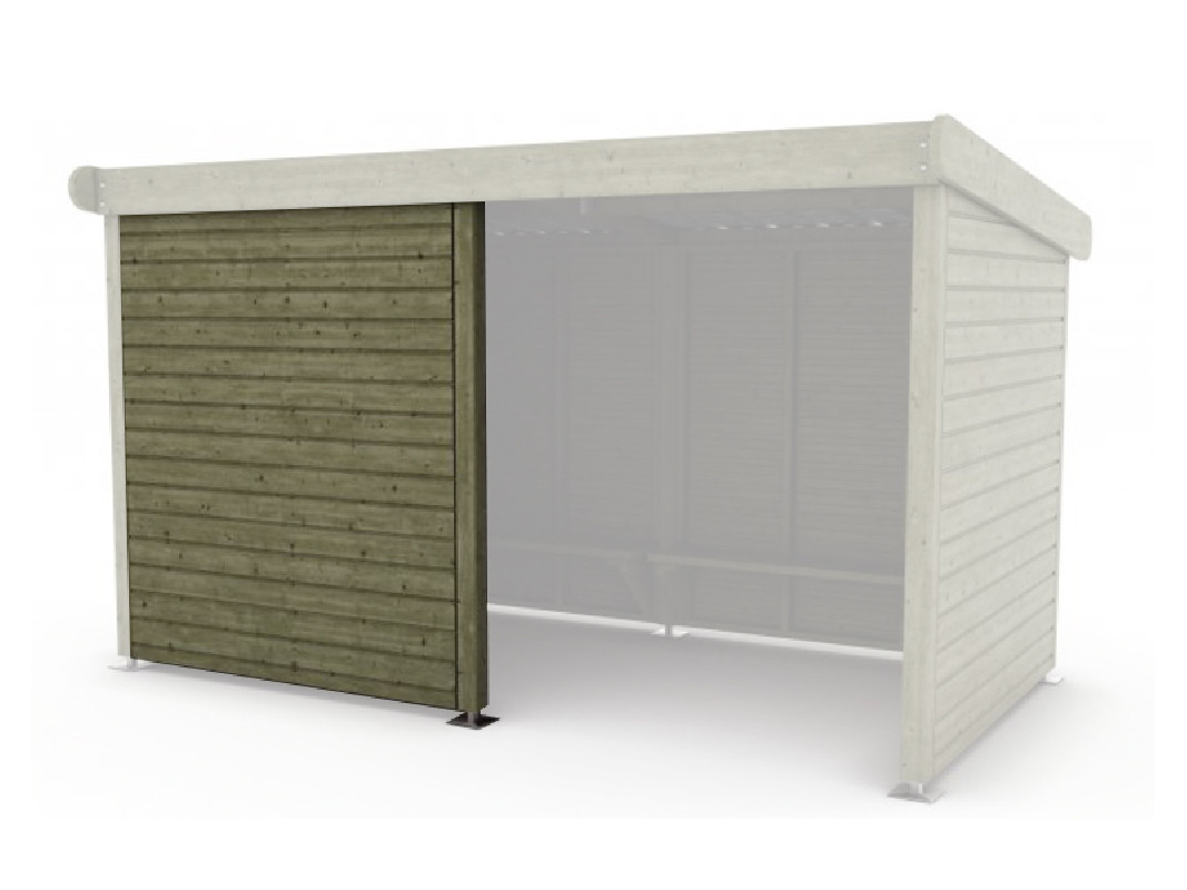 OPTION - PAROI DE FAÇADE COUPE-VENT Ht 2 m