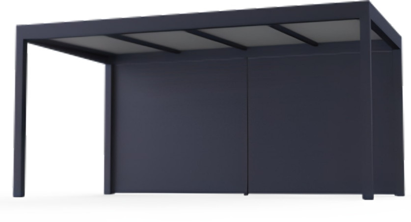 Paroi facade pour carport C210box