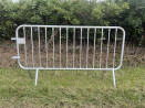 Barrière de police galva 2.00m avec plaque
