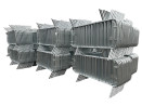 Barrière de police galva 2.00m avec plaque