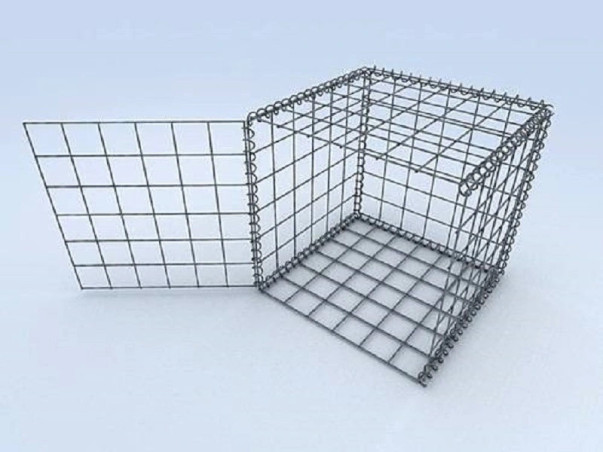 Gabion montage par hélices