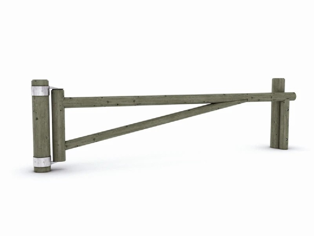 Barrière pivotante (rondins)