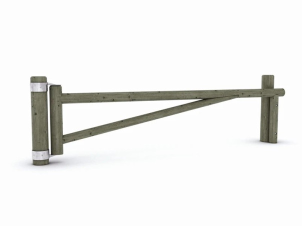 Barrière pivotante (rondins)