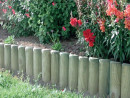 Bordure 1/2 rondins diam 8 Lg 2 ml *