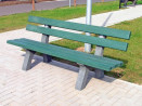 Banc Piccadilly - Plastique revalorisé - Lg 200 cm
