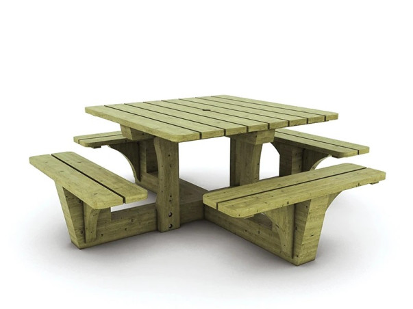 Table bois 4 places Bangor