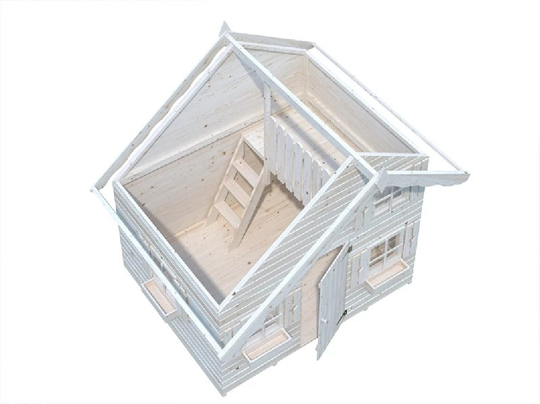 Cabane maisonnette enfants TOM - 3.8 m2 - Avec mezzanine
