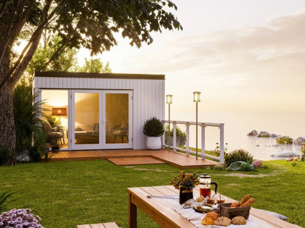 Chalet Nordic Solveig 13.6m² Naturel (brut)
