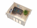 Abri de jardin Toit 2 pentes Ines